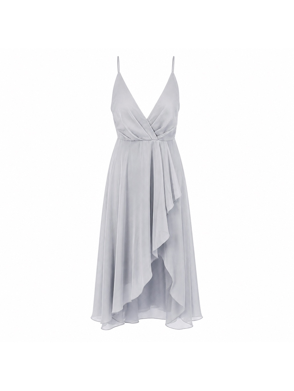 Jenny Yoo Collection Light Blue Sleeveless V-Neck Dress Size 14